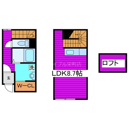 手稲駅 徒歩36分 1-2階の物件間取画像